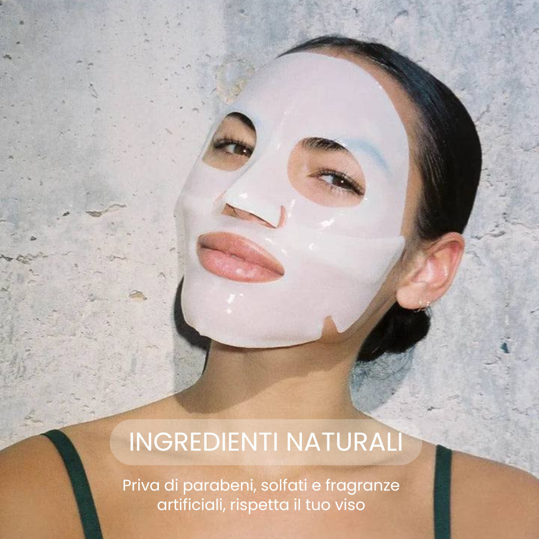 Maschera Bio-Collagene Riduci Rughe del 75% dopo 1 sola applicazione