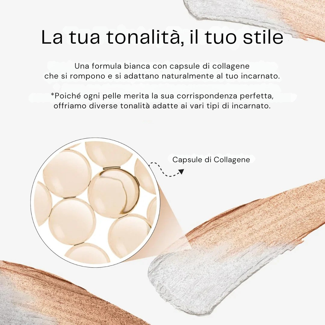 Fondotinta 2-in-1 con pennello integrato